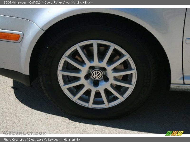 Reflex Silver Metallic / Black 2006 Volkswagen Golf GLS 4 Door