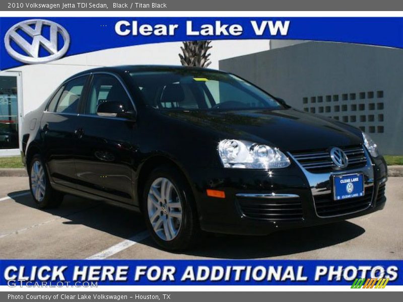 Black / Titan Black 2010 Volkswagen Jetta TDI Sedan
