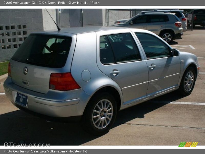 Reflex Silver Metallic / Black 2006 Volkswagen Golf GLS 4 Door