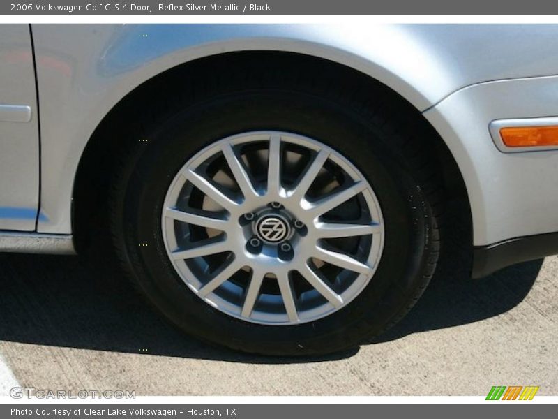 Reflex Silver Metallic / Black 2006 Volkswagen Golf GLS 4 Door