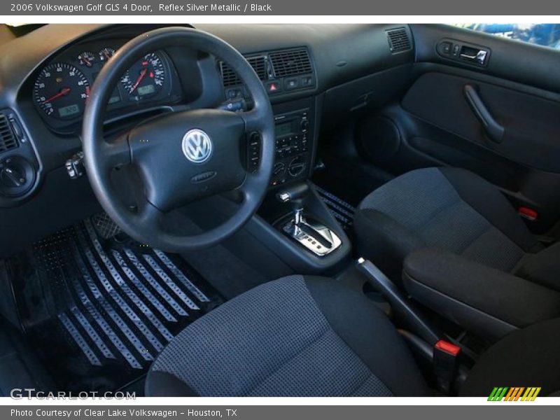 Reflex Silver Metallic / Black 2006 Volkswagen Golf GLS 4 Door