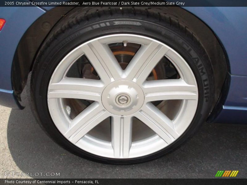 Aero Blue Pearlcoat / Dark Slate Grey/Medium Slate Grey 2005 Chrysler Crossfire Limited Roadster