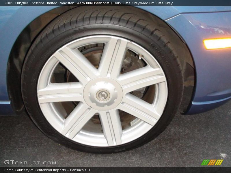 Aero Blue Pearlcoat / Dark Slate Grey/Medium Slate Grey 2005 Chrysler Crossfire Limited Roadster