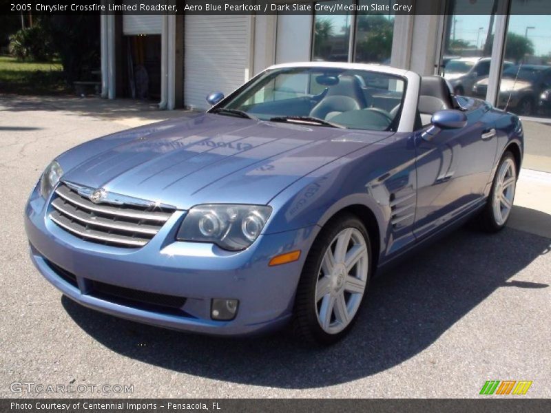 Aero Blue Pearlcoat / Dark Slate Grey/Medium Slate Grey 2005 Chrysler Crossfire Limited Roadster