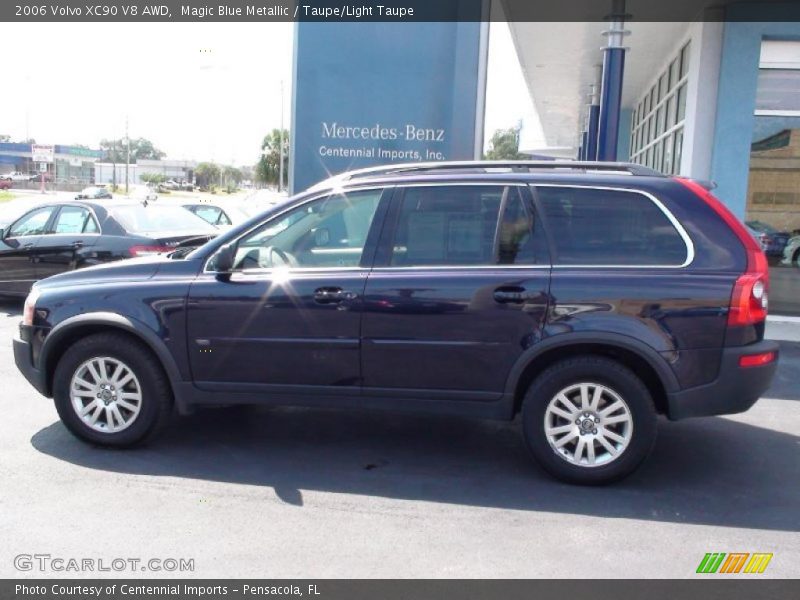 Magic Blue Metallic / Taupe/Light Taupe 2006 Volvo XC90 V8 AWD