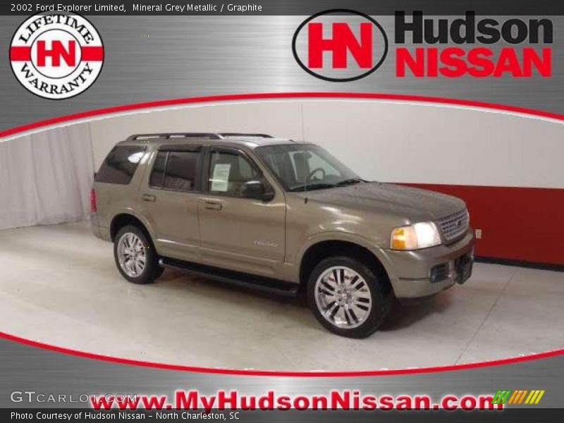 Mineral Grey Metallic / Graphite 2002 Ford Explorer Limited