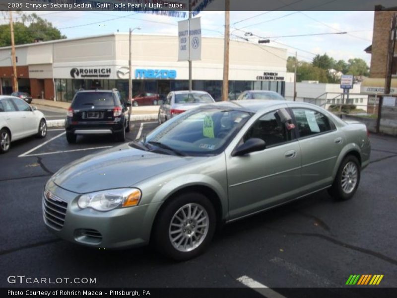 Satin Jade Pearl / Light Taupe 2005 Chrysler Sebring Sedan