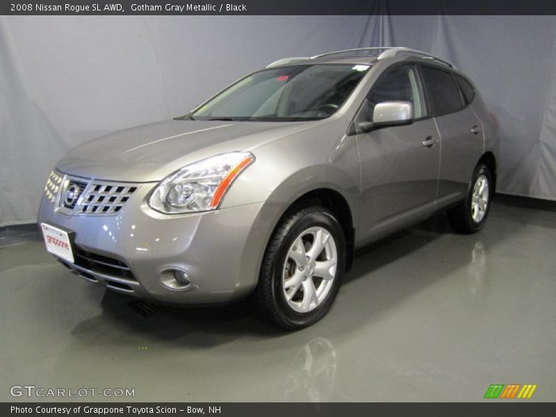 Gotham Gray Metallic / Black 2008 Nissan Rogue SL AWD