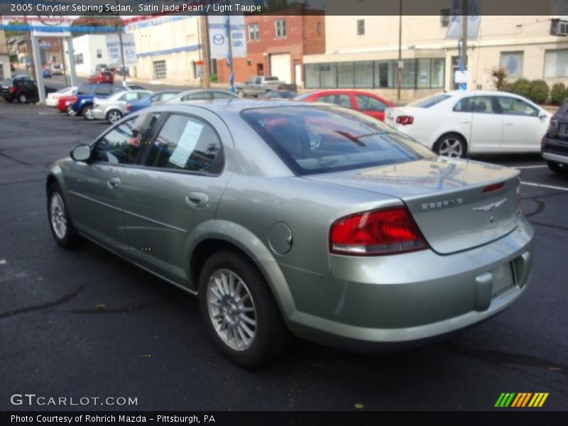Satin Jade Pearl / Light Taupe 2005 Chrysler Sebring Sedan