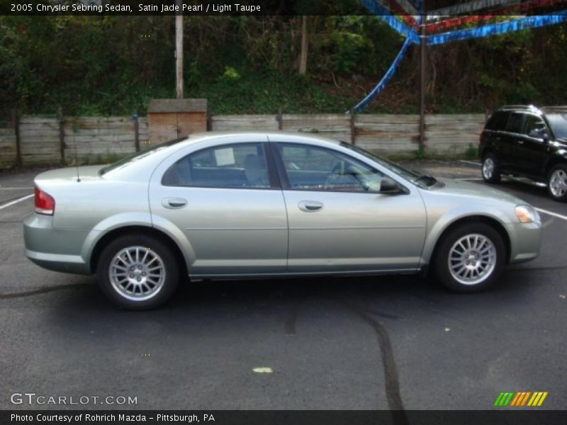 Satin Jade Pearl / Light Taupe 2005 Chrysler Sebring Sedan