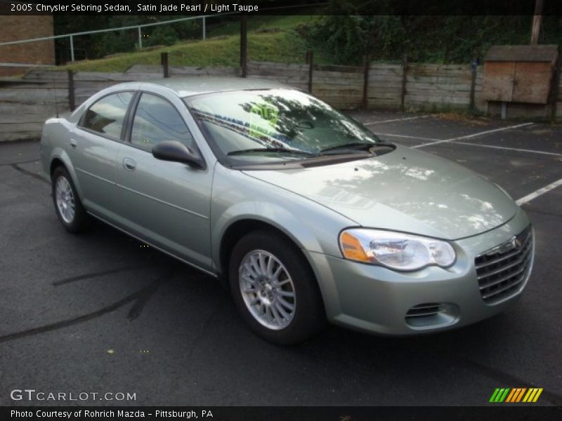 Satin Jade Pearl / Light Taupe 2005 Chrysler Sebring Sedan