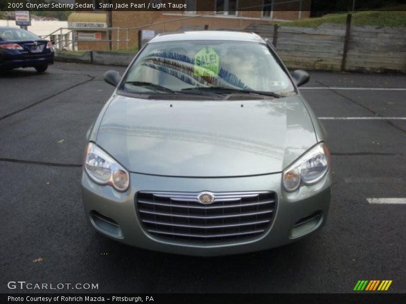 Satin Jade Pearl / Light Taupe 2005 Chrysler Sebring Sedan