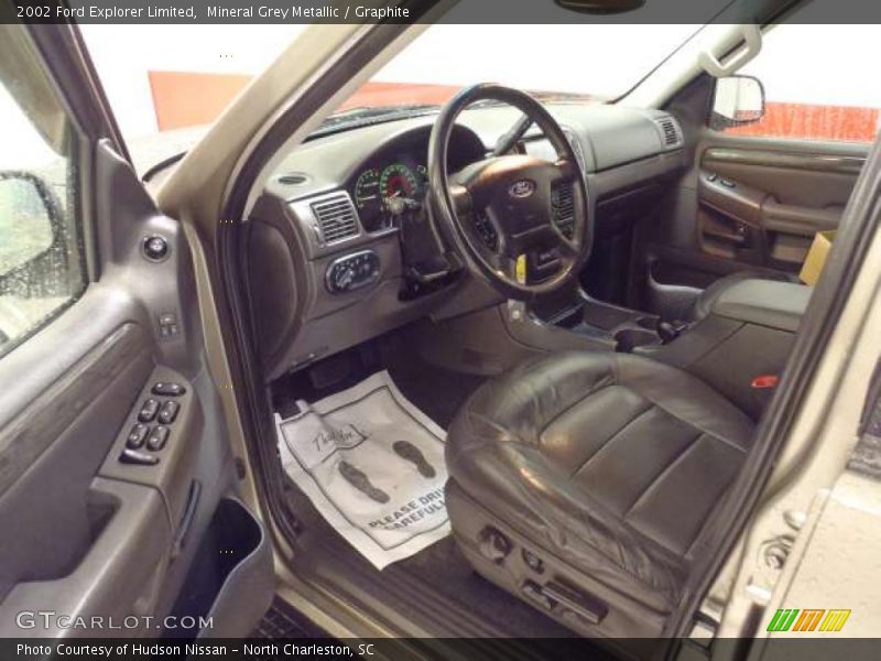 Mineral Grey Metallic / Graphite 2002 Ford Explorer Limited