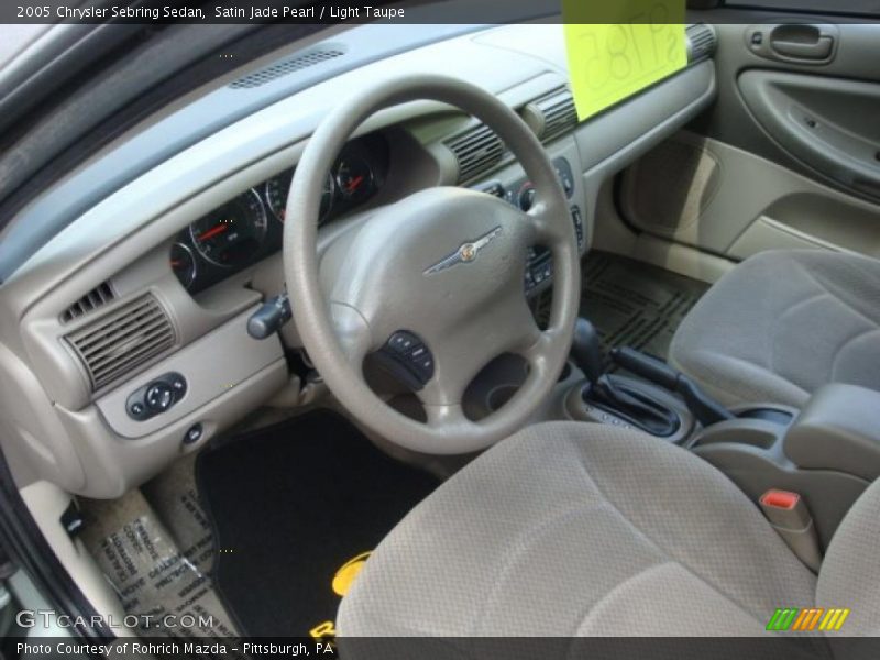 Satin Jade Pearl / Light Taupe 2005 Chrysler Sebring Sedan