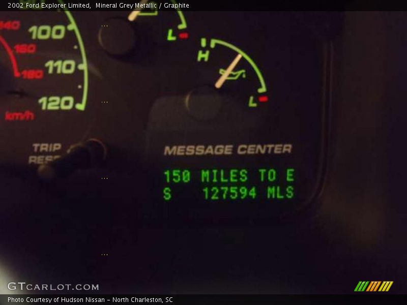 Mineral Grey Metallic / Graphite 2002 Ford Explorer Limited