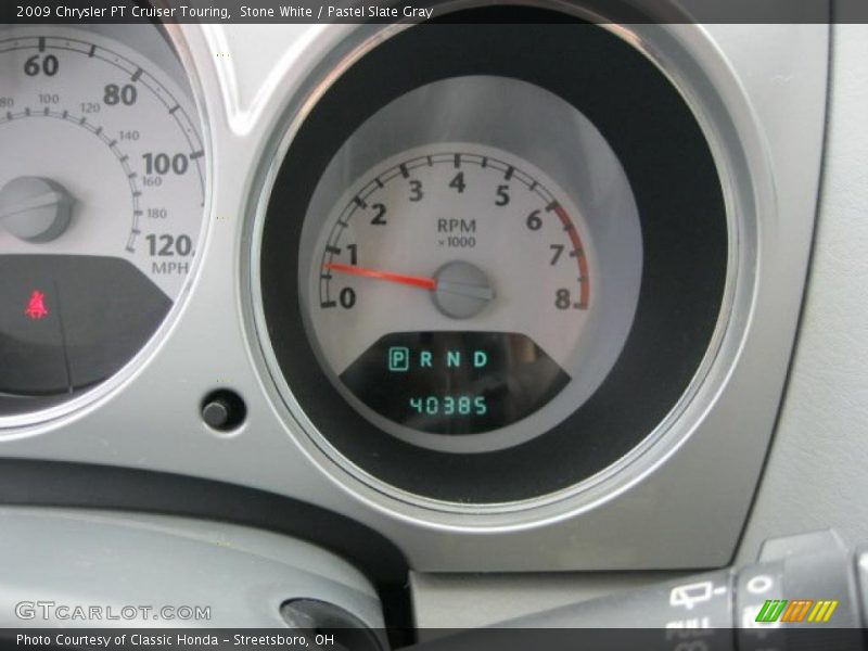 Stone White / Pastel Slate Gray 2009 Chrysler PT Cruiser Touring