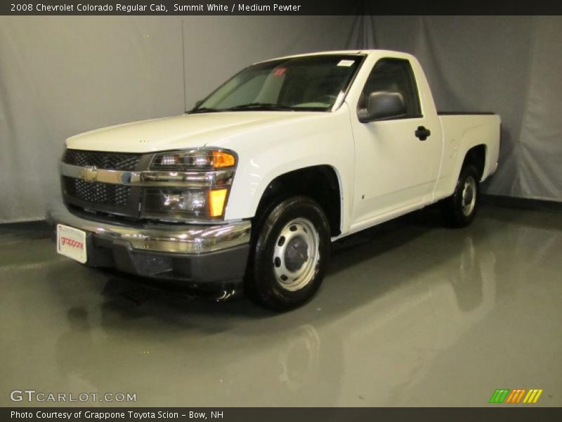 Summit White / Medium Pewter 2008 Chevrolet Colorado Regular Cab