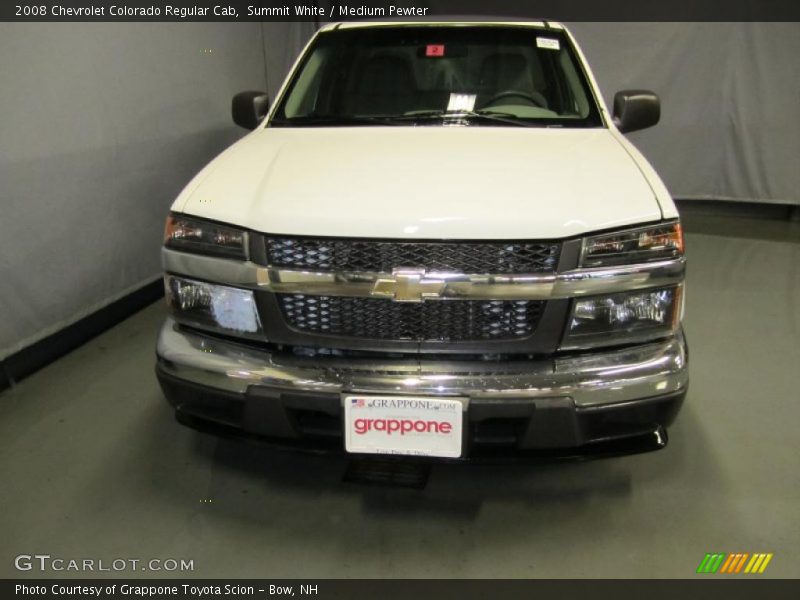 Summit White / Medium Pewter 2008 Chevrolet Colorado Regular Cab