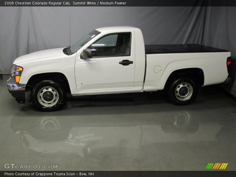 Summit White / Medium Pewter 2008 Chevrolet Colorado Regular Cab