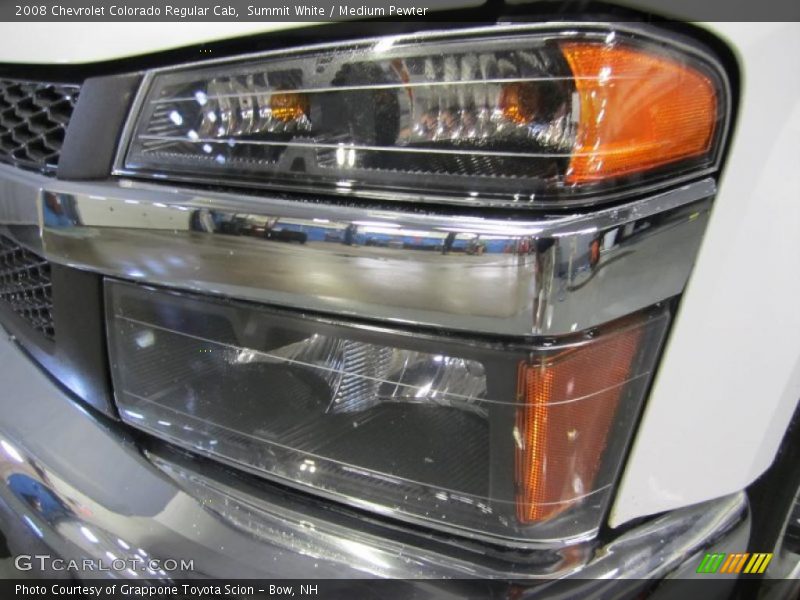 Summit White / Medium Pewter 2008 Chevrolet Colorado Regular Cab