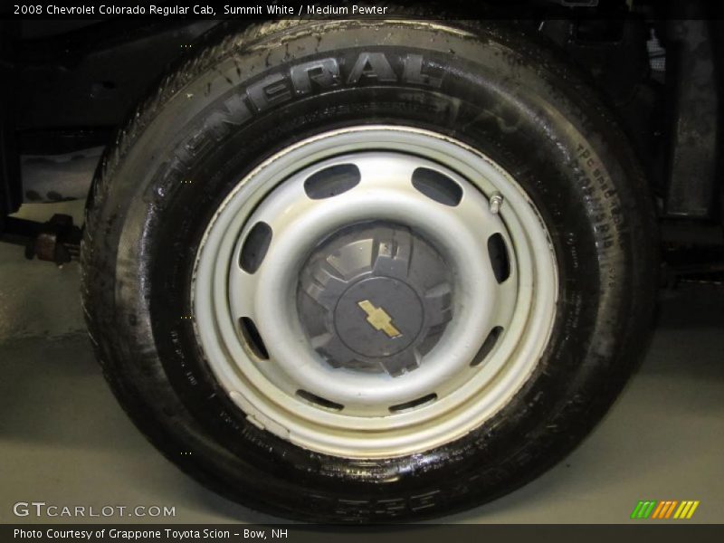 Summit White / Medium Pewter 2008 Chevrolet Colorado Regular Cab