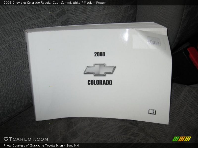 Summit White / Medium Pewter 2008 Chevrolet Colorado Regular Cab