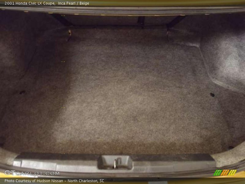 Inca Pearl / Beige 2001 Honda Civic LX Coupe