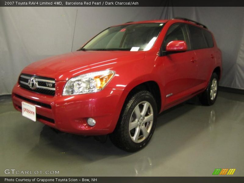 Barcelona Red Pearl / Dark Charcoal/Ash 2007 Toyota RAV4 Limited 4WD