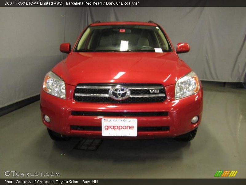Barcelona Red Pearl / Dark Charcoal/Ash 2007 Toyota RAV4 Limited 4WD