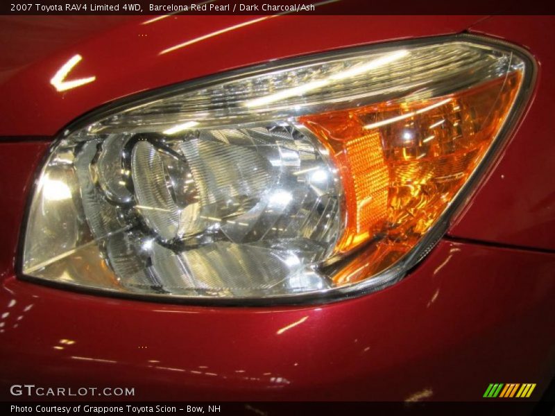 Barcelona Red Pearl / Dark Charcoal/Ash 2007 Toyota RAV4 Limited 4WD