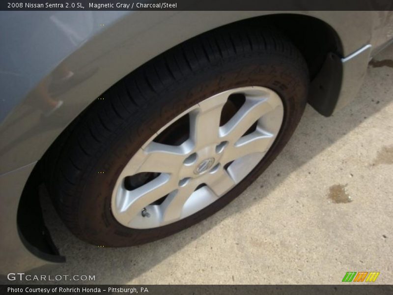 Magnetic Gray / Charcoal/Steel 2008 Nissan Sentra 2.0 SL