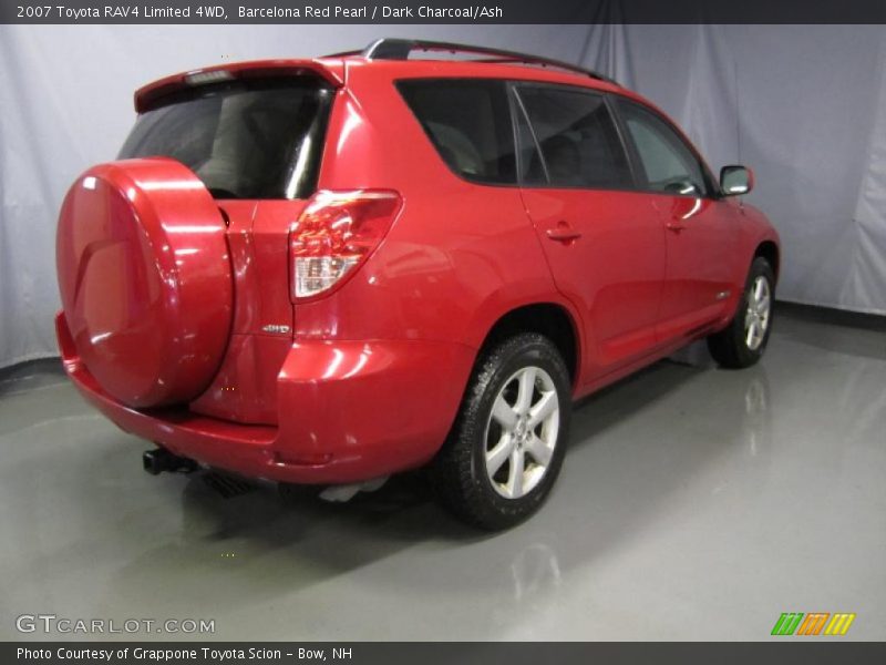 Barcelona Red Pearl / Dark Charcoal/Ash 2007 Toyota RAV4 Limited 4WD