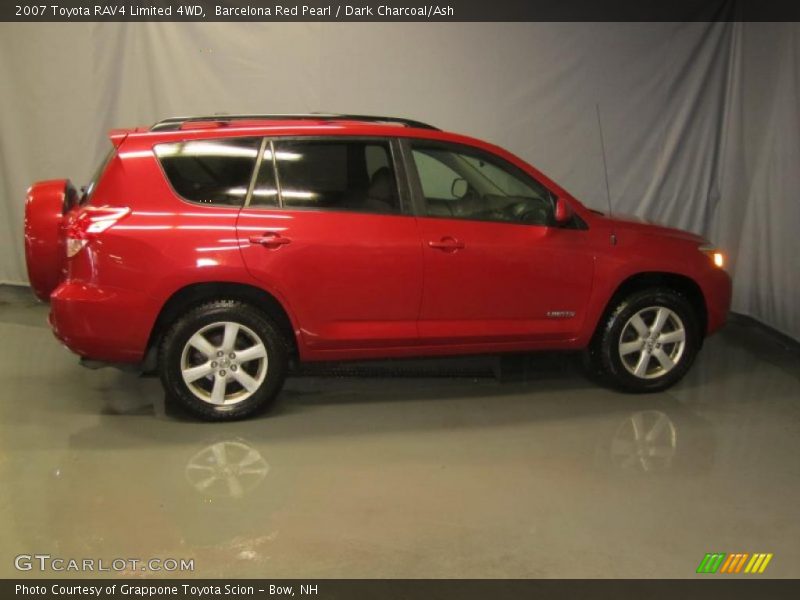Barcelona Red Pearl / Dark Charcoal/Ash 2007 Toyota RAV4 Limited 4WD