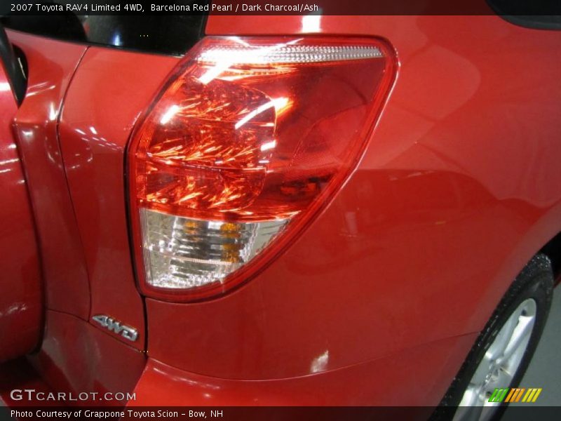 Barcelona Red Pearl / Dark Charcoal/Ash 2007 Toyota RAV4 Limited 4WD