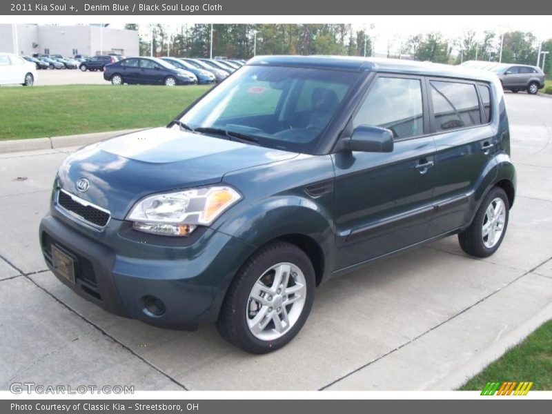 Denim Blue / Black Soul Logo Cloth 2011 Kia Soul +