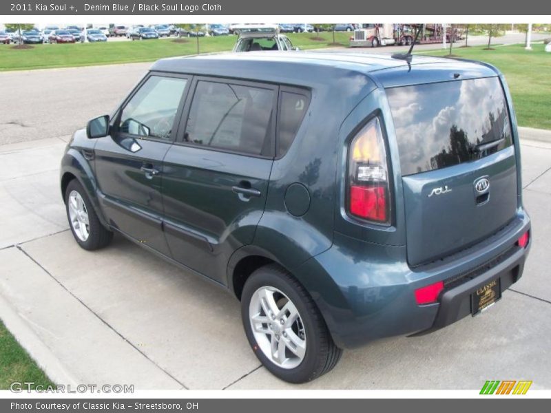 Denim Blue / Black Soul Logo Cloth 2011 Kia Soul +