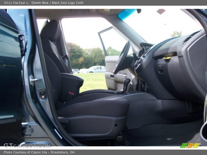 Denim Blue / Black Soul Logo Cloth 2011 Kia Soul +