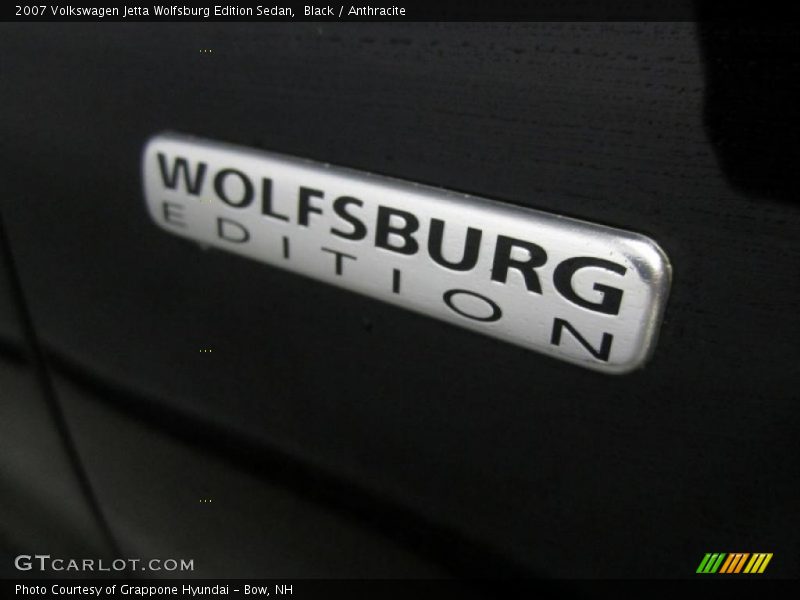 Black / Anthracite 2007 Volkswagen Jetta Wolfsburg Edition Sedan