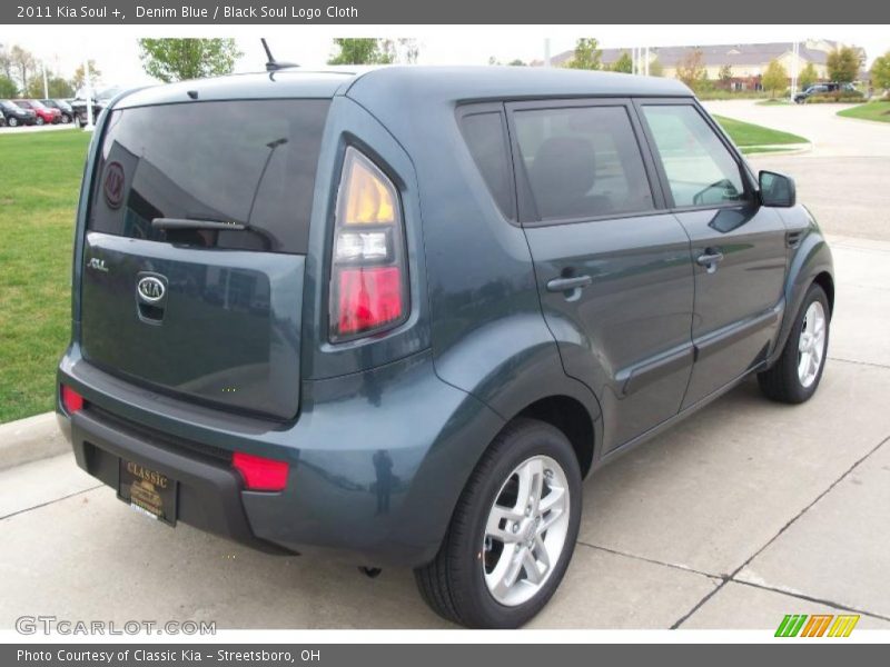 Denim Blue / Black Soul Logo Cloth 2011 Kia Soul +