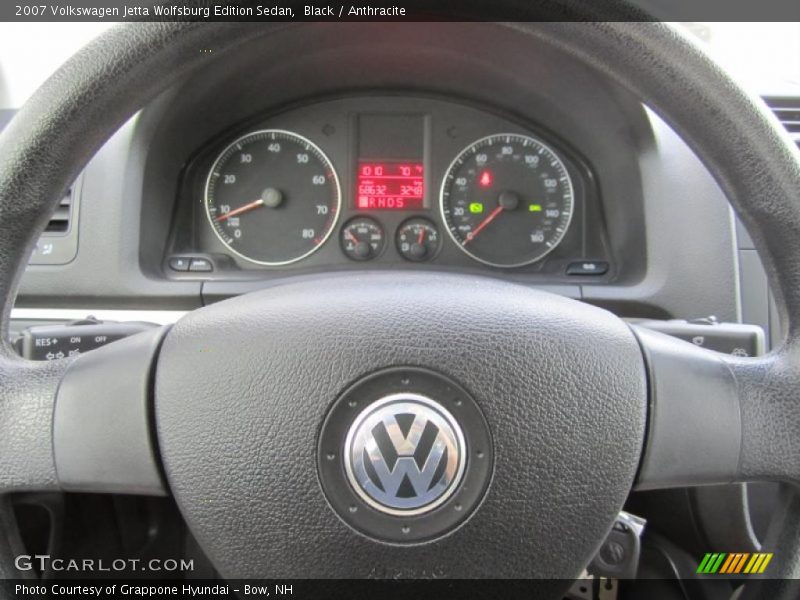 Black / Anthracite 2007 Volkswagen Jetta Wolfsburg Edition Sedan