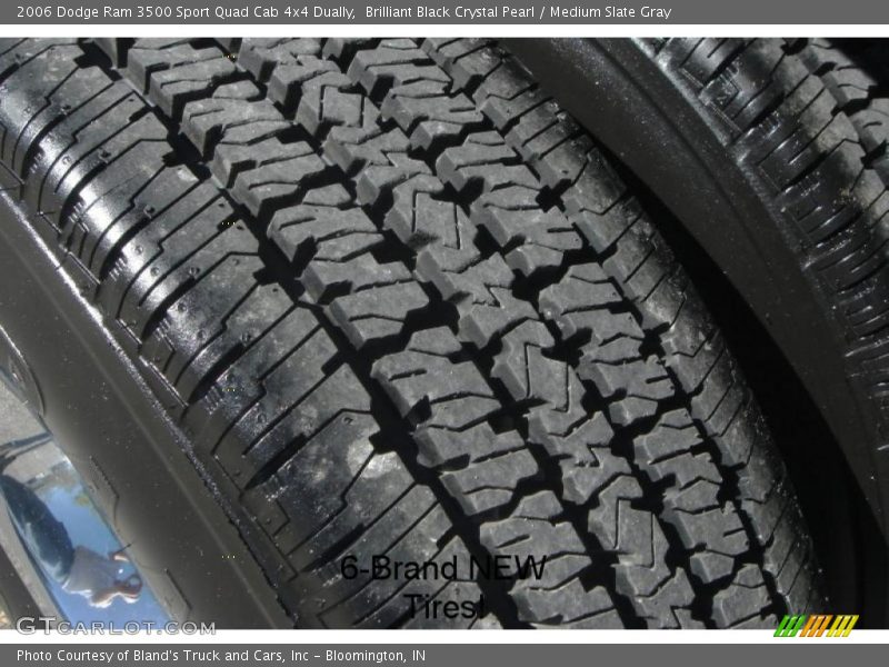 Brilliant Black Crystal Pearl / Medium Slate Gray 2006 Dodge Ram 3500 Sport Quad Cab 4x4 Dually