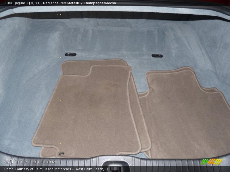 Radiance Red Metallic / Champagne/Mocha 2008 Jaguar XJ XJ8 L