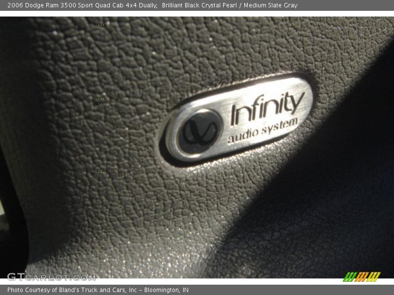 Brilliant Black Crystal Pearl / Medium Slate Gray 2006 Dodge Ram 3500 Sport Quad Cab 4x4 Dually