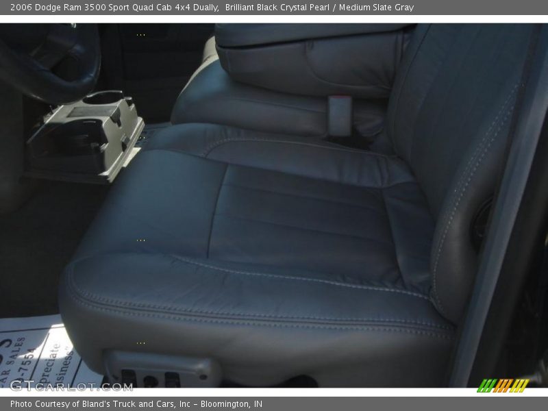 Brilliant Black Crystal Pearl / Medium Slate Gray 2006 Dodge Ram 3500 Sport Quad Cab 4x4 Dually