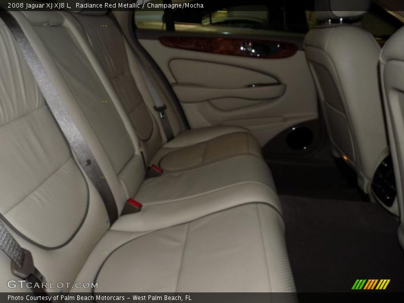 Radiance Red Metallic / Champagne/Mocha 2008 Jaguar XJ XJ8 L