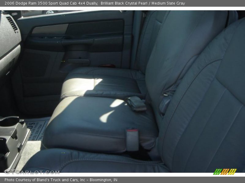 Brilliant Black Crystal Pearl / Medium Slate Gray 2006 Dodge Ram 3500 Sport Quad Cab 4x4 Dually