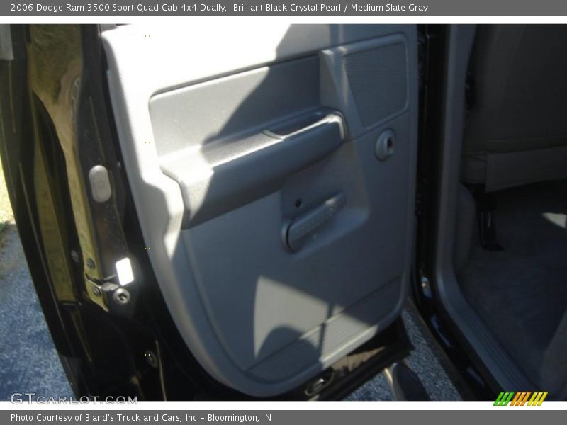 Brilliant Black Crystal Pearl / Medium Slate Gray 2006 Dodge Ram 3500 Sport Quad Cab 4x4 Dually