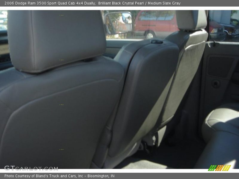 Brilliant Black Crystal Pearl / Medium Slate Gray 2006 Dodge Ram 3500 Sport Quad Cab 4x4 Dually
