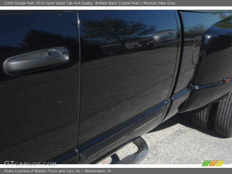 Brilliant Black Crystal Pearl / Medium Slate Gray 2006 Dodge Ram 3500 Sport Quad Cab 4x4 Dually