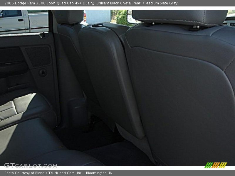 Brilliant Black Crystal Pearl / Medium Slate Gray 2006 Dodge Ram 3500 Sport Quad Cab 4x4 Dually